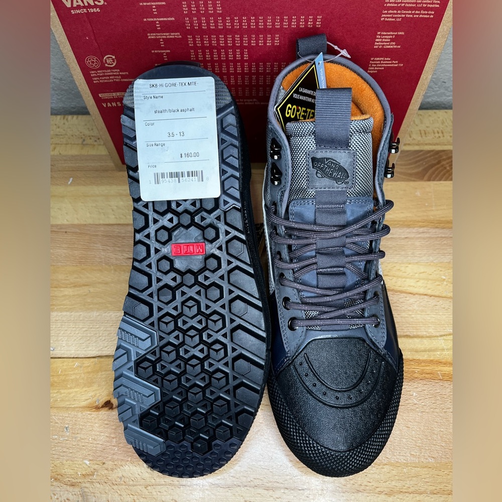 MTE vans Sk8-hi Gore-Tex Snow boots insulated sz. Mens 8 womens 9.5 - Picture 6 of 10